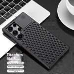 Spring Fastener Magnetic Suction Aluminum Alloy Heat Dissipation S24ultra Phone Case - Image 3