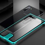 Transparent glass mobile phone case
