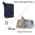 Compatible with Apple, BUBM Travel Universal Cable Organizer Electronics Accessories Cases Gadget Bag For USB, Phone, Charger and Cable, Fit for ipad - Image 8