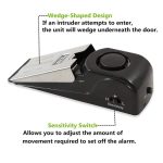 Electronic Burglar Alarm Intelligent Home Security Wedge Door Stop Alarm System Device Hotel Intruder Alert Detection - Image 7