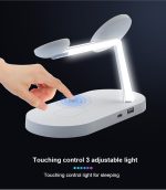 Multifunctional Five-In-One Magnetic Wireless Charging Watch Headset Desktop Mobile Phone Holder Charger 15W Fast Charge - Image 3