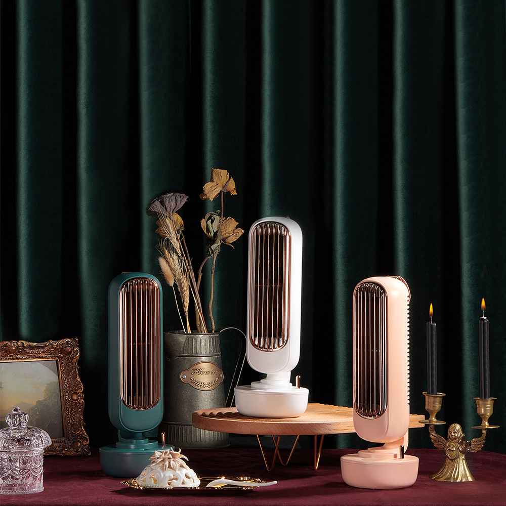 1619766566168.jpg Humidification Tower Fan USB Multi-function Electric Fan Replenishment Air Cooling Desktop Fan for Office Home - Image 1