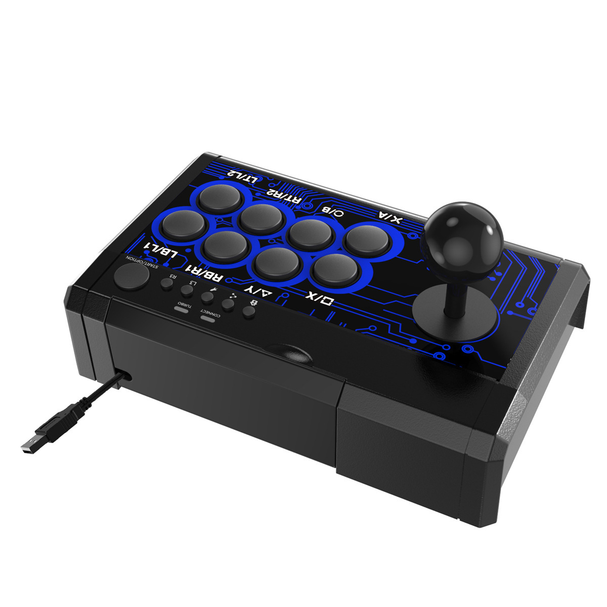 1619924447570.jpg Fighting Stick Game Joystick USB Wired Rocker - Image 1