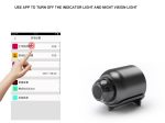 1080P Hd Night Vision Small Monitor Wireless Wifi Remote Surveillance Camera Home Network Camera - Image 7