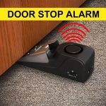 Electronic Burglar Alarm Intelligent Home Security Wedge Door Stop Alarm System Device Hotel Intruder Alert Detection - Image 2