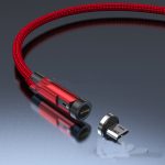 Compatible with Apple , Rotating 3A Fast Charging Magnetic Data Cable - Image 7