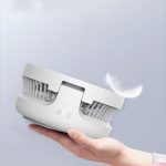Wireless Suspended Air Circulation Fan USB Rechargeable Folding Electric Fan Night Light Touch Control 4 Wind Speed - Image 7