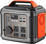 Portable Power Station P302,300W 296Wh Backup Lithium Battery,Solar Generator For Home And Outdoor Emergency Power Supply,Solar Panel Is Not Included