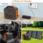 Portable Power Station P302,300W 296Wh Backup Lithium Battery,Solar Generator For Home And Outdoor Emergency Power Supply,Solar Panel Is Not Included - Image 5
