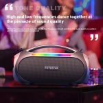 Camping Portable Waterproof 60W Wireless Bluetooth Extra Bass Colorful Light Audio - Image 5
