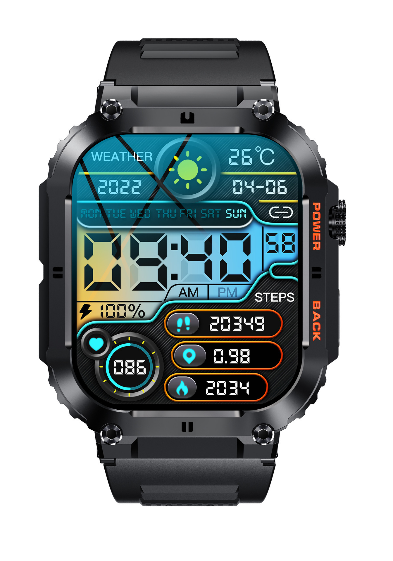 2261e04b-8a52-4e3d-9a24-4e3ee5d331d5.jpg K57PRO Call Bluetooth Smartwatch - Image 1