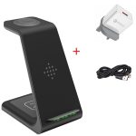 3 In 1 Fast Charging Station Wireless Charger Stand Wireless Quick Charge Dock For Phone Holder - Image 4