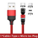 540 Degree Rotating Magnetic Suction Charging Line For Android Type C - Image 9