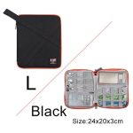 Compatible with Apple, BUBM Travel Universal Cable Organizer Electronics Accessories Cases Gadget Bag For USB, Phone, Charger and Cable, Fit for ipad - Image 6