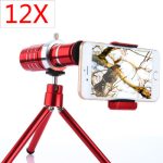 Compatible With , Manufacturers Wholesale 12 Times Mobile Phone Lens Chinese Red 12X Telescope Photography Long Focus Lens Camera Phone Accessories - Image 4