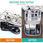 Electronics Organizer Travel Cable Organizer Bag Waterproof Portable Digital Storage Bag Electronic Accessories Case Cable Charger Organizer Case - Image 9