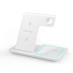 Three-in-one Wireless Charger Electrical Foldable Double Wire Ambience Light Mobile Phone Wireless Charger Wireless Charger - Image 5