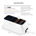 Quick Charge 3.0 Ordinary Smart USB Charger Station - Image 8