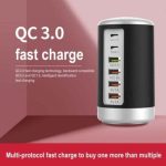 6-port Cylindrical Adapter 65W High-power Fast Charge - Image 6