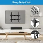 TV Wall Mount Tilt Dual Arm TV Mount Brackets Maximum VESA 400x400mm For 32-55in TVs - Image 2