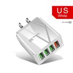 Illuminated 4USB Mobile Phone Charger 3A Charging Head - Image 3