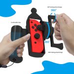 Plastic Game Console Controller Holder Fishing Rod Shaped Handle Grips Accessories - Image 2