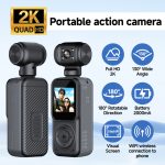 Panoramic Sports Camera Handheld DV Outdoor HD 4K Dual Lens Cycling Recorder Camera - Image 6