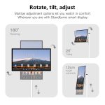 24 Inch Touch Screen 8-core CPU Android OS 128GB Rotation Monitor Built-in Battery With 13MP Camera Rollable Smart Portable TV - Image 4