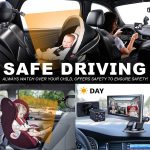 Car Infant Baby Infrared Night Vision Rearview Mirror - Image 3