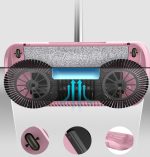 Hand Push Sweeper Household Broom Dustpan Mop Floor All-in-one Machine Gift Mop Sweeper - Image 5