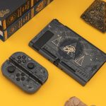 Mysterious Egypt Swi Tch Protective Shell Black Hard Cover Back Grip Controller Split Housing Case - Image 5