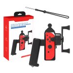 Plastic Game Console Controller Holder Fishing Rod Shaped Handle Grips Accessories - Image 3