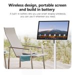 24 Inch Touch Screen 8-core CPU Android OS 128GB Rotation Monitor Built-in Battery With 13MP Camera Rollable Smart Portable TV - Image 3