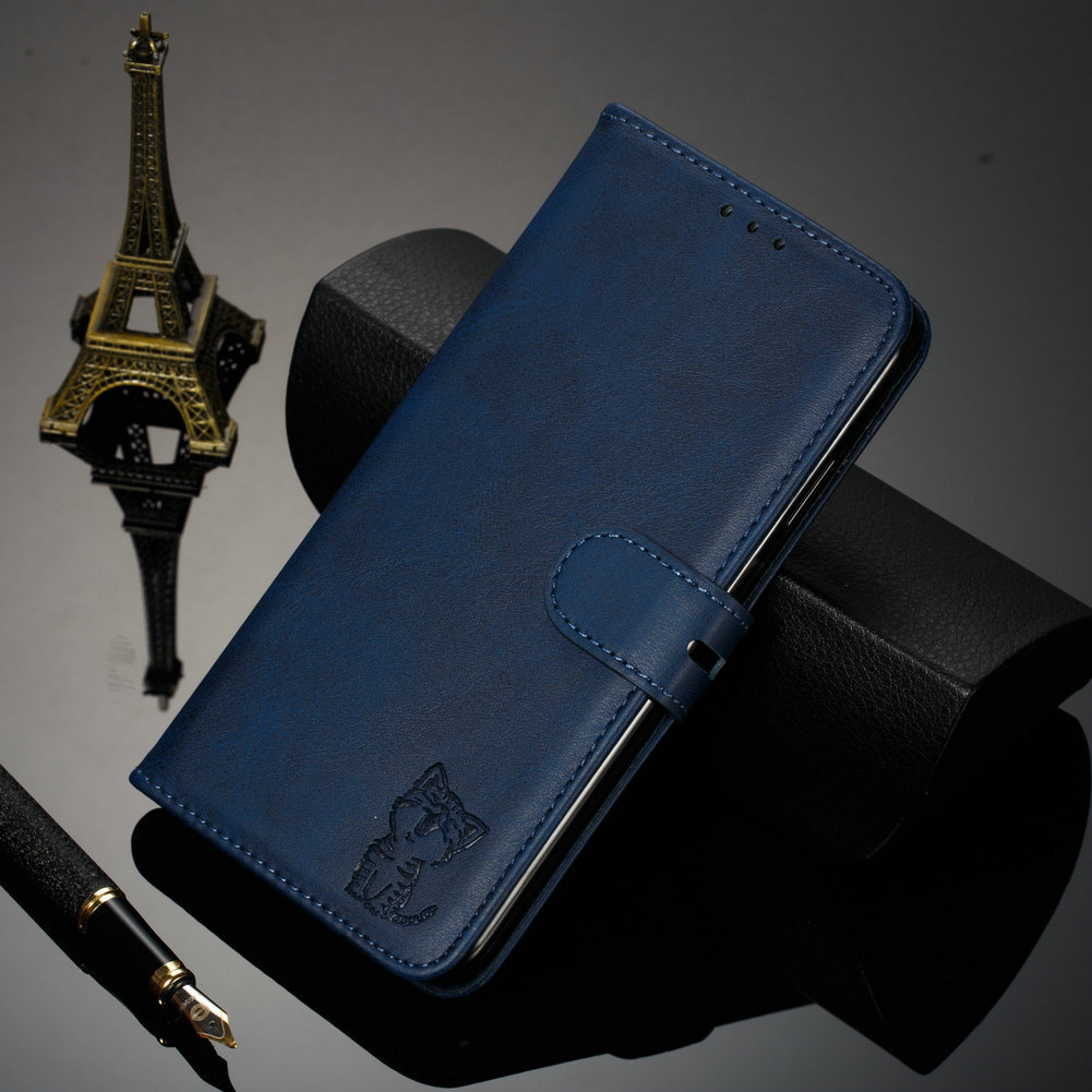 731457443282.jpg Happy cat flip leather case - Image 1