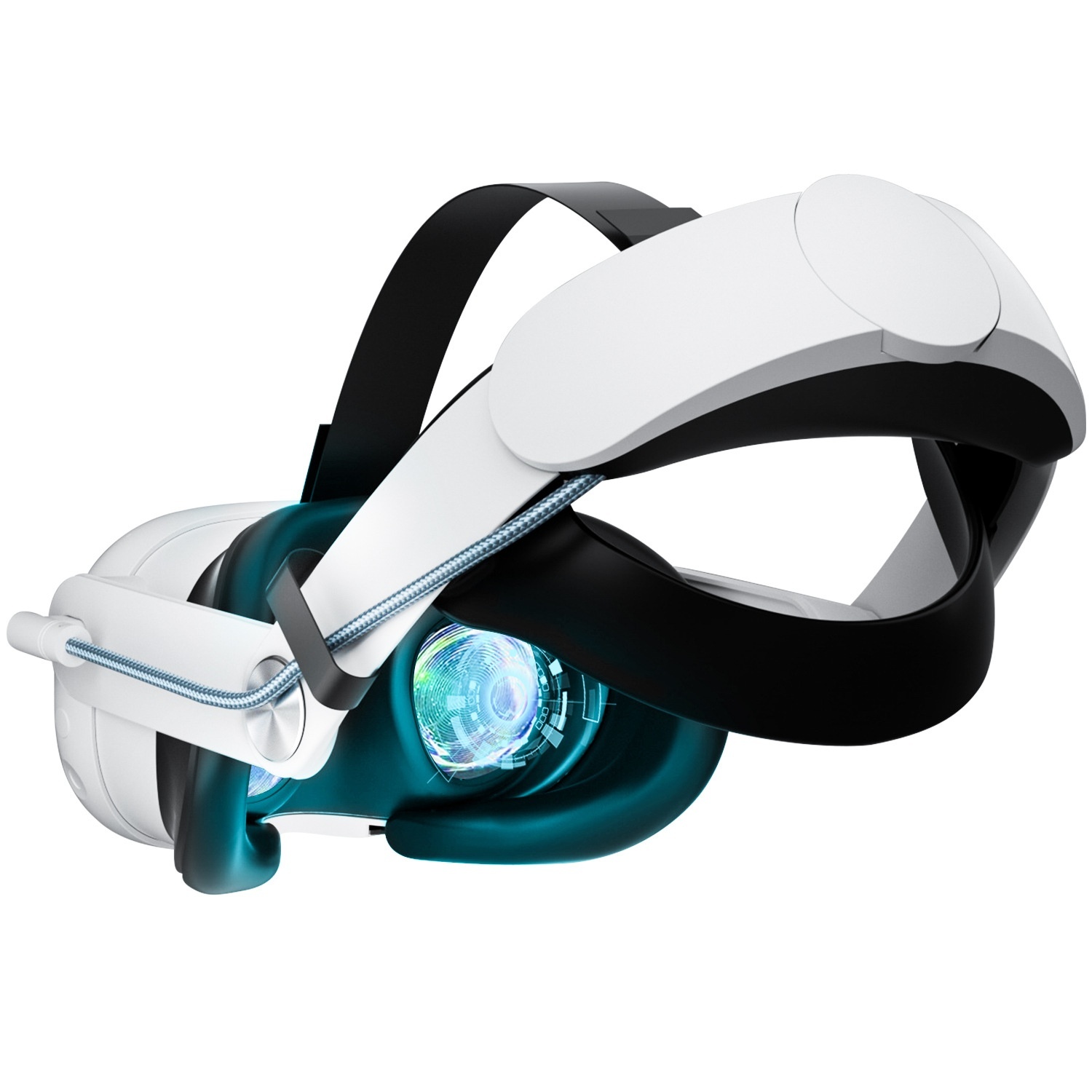 74ecd8c9-4be7-49b4-95b5-7761c00d9da9.jpg Oculus Quest3 Head Wear 18W Fast Charge VR Glasses Meta Headband Accessories 10000mAh Large Capacity - Image 1