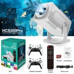 Mini Game Console Android WiFi Gamepad 4K HD Projector - Image 4