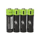 No.5 USB Rechargeable Lithium Battery 1.5V Four Sections  One Drag Four Charging Cable Set - Image 6
