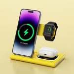 3 IN 1 15W Wireless Charging Charger Magnetic Desktop Night Light Iwatch Fast Charging Stand Gift Customization - Image 4
