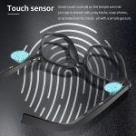 Smart AI Bluetooth Glasses With Magnetic Interchangeable Lenses- UV&Blue Light&Night Vision, Open Ear Speakers, Touch Control, 8H Battery - Image 6