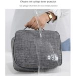 Electronics Organizer Travel Cable Organizer Bag Waterproof Portable Digital Storage Bag Electronic Accessories Case Cable Charger Organizer Case - Image 6