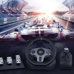 PXNV9 Racing Game Aiming Wheel Compatible With PC PS3 PS4 Xboxone - Image 4
