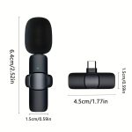 Wireless Lavalier Lapel Microphone For IPhone IPad Professional Wireless Clip Mic - Cordless Omnidirectional Condenser Recording Mic For Interview Video Podcast Vlog YouTube - Image 10