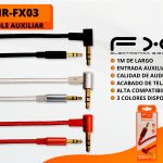 3.5mm Aux Audio Cable Red 1m Car Mobile Phone Connection Cable - Image 2