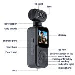 Panoramic Sports Camera Handheld DV Outdoor HD 4K Dual Lens Cycling Recorder Camera - Image 3