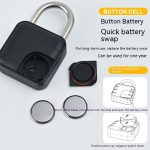 Fingerprint Lock Padlock Household Waterproof Password Cabinet Anti-theft Door Lock APP - Image 10