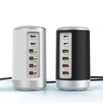 6-port Cylindrical Adapter 65W High-power Fast Charge - Image 4