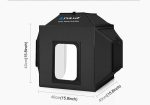 40cm Small Studio LED Folding Product Photo Light Box Simple Shooting Light - Image 2