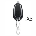 1500mAh Mini Power Emergency Pod Keychain Charger With Type-C Ultra-Compact Mini Battery Pack Fast Charging Backup Power Bank - Image 7