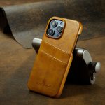 Suitable For Phone Cases Oil-wax Textured With Card Slot And Back Cover Protective Case