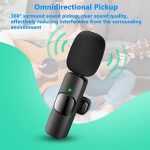 Wireless Lavalier Lapel Microphone For IPhone IPad Professional Wireless Clip Mic - Cordless Omnidirectional Condenser Recording Mic For Interview Video Podcast Vlog YouTube - Image 9